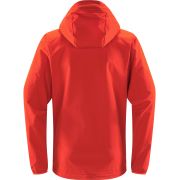 Haglöfs Discover Touring Jacket – Geacă softshell pentru tură de schi - Roșu Habanero