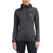 Haglöfs L.I.M Mid Fast Hood W – Hanorac strat intermediar ultraușor - Gri închis Magnetite