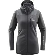 Haglöfs L.I.M Mid Fast Hood W – Hanorac strat intermediar ultraușor - Gri închis Magnetite