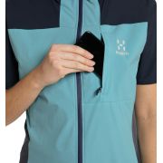 Haglöfs L.I.M Alpha Vest W – Vestă izolată ultraușoară - Albastru Frost blue/Tarn blue