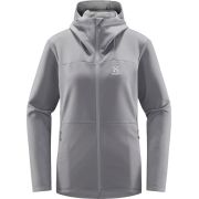 Haglöfs Willow Mid Hood W – Hanorac outdoor - Gri Concrete