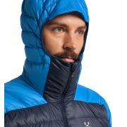 Haglöfs L.I.M Down Hood – Geacă din puf ultraușoară cu glugă - Albastru Tarn Blue/Nordic Blue