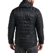 Haglöfs L.I.M Down Hood – Geacă din puf ultraușoară cu glugă - Negru True Black