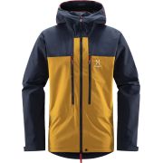 Haglöfs Roc Sight Softshell Jacket – Geacă softshell tehnică - Galben/albastru