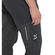 Haglöfs L.I.M Hybrid Softshell Pant W – Pantaloni softshell hibrizi pentru tură de schi - Gri închis Magnetite