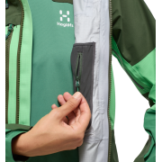 Haglöfs Spitz GTX PRO Jacket W – Geacă GORE-TEX PRO pentru alpinism - Verde