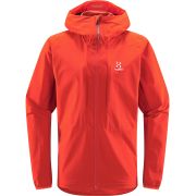 Haglöfs Discover Touring Jacket – Geacă softshell pentru tură de schi - Roșu Habanero