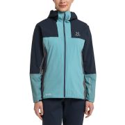 Haglöfs L.I.M Alpha Hood W – Geacă izolată ușoară cu glugă - Albastru Frost blue/Tarn blue