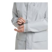 Haglöfs Aria Proof Parka W – Parka impermeabilă - Gri Stone Grey