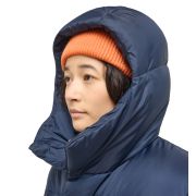 Haglöfs Long Down Parka W – Parka lungă din puf - Albastru închis Tarn Blue