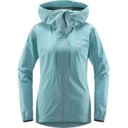 Haglöfs Discover Touring Jacket W – Geacă softshell pentru tură de schi - Albastru deschis Frost Blue