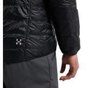 Haglöfs L.I.M Down Hood – Geacă din puf ultraușoară cu glugă - Negru True Black
