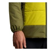 Haglöfs Mimic Silver Hood – Geacă izolată Mimic Silver cu glugă - Verde Olive green/Aurora