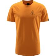 Haglöfs Outsider By Nature Print Tee – Tricou din bumbac organic cu imprimeu - Galben Desert Yellow
