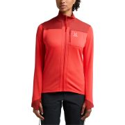 Haglöfs ROC Spitz Mid Jacket W – Geacă strat intermediar tehnic - Roșu Poppy Red/Corrosion
