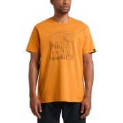 Haglöfs Camp Tee – Tricou din bumbac organic - Galben Desert Yellow