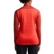 Haglöfs ROC Flash Mid Halfzip W – Bluză tehnică de cățărare cu fermoar scurt - Roșu Corrosion/Poppy red