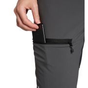 Haglöfs Mid Slim Pant W – Pantaloni softshell outdoor - Gri/negru Magnetite/True Black