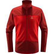 Haglöfs ROC Spitz Mid Jacket – Geacă strat intermediar tehnic - Roșu Zenith Red/Corrosion
