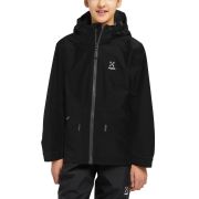Haglöfs Husk Jacket Junior – Geacă impermeabilă pentru copii - Negru True Black