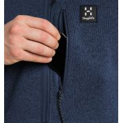 Haglöfs Risberg 1/2 Zip – Bluză groasă cu fermoar scurt - Albastru închis Tarn Blue