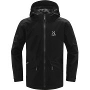 Haglöfs Husk Jacket Junior – Geacă impermeabilă pentru copii - Negru True Black