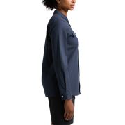 Haglöfs Curious Hemp Shirt W – Cămașă din bumbac organic și cânepă - Albastru închis Tarn Blue