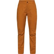 Haglöfs ROC Hemp Pant W – Pantaloni de cățărare din bumbac organic și cânepă - Galben Golden Brown