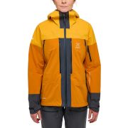 Haglöfs L.I.M Touring PROOF Jacket W – Geacă impermeabilă pentru tură de schi - Galben Sunny Yellow/Desert Yellow