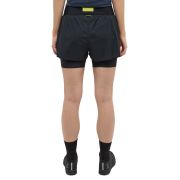 Haglöfs L.I.M Intense Trail 2-in-1 Shorts W – Pantaloni scurți 2 în 1 de alergare montană - Negru True Black