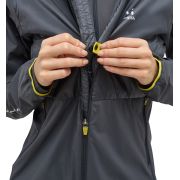 Haglöfs L.I.M Tempo Trail Mimic Hood W – Geacă izolată ușoară de alergare trail - Gri închis Magnetite