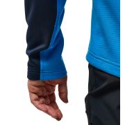 Haglöfs ROC Flash Mid Halfzip – Bluză tehnică de cățărare cu fermoar scurt - Albastru Tarn Blue/Steel Blue