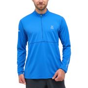 Haglöfs L.I.M Tempo Trail Halfzip – Bluză de alergare trail cu fermoar scurt - Albastru Electric Blue