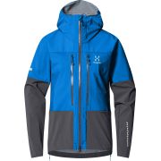 Haglöfs L.I.M Hybrid Touring Hood W – Geacă hibridă pentru tură de schi - Albastru Electric Blue/Tarn Blue