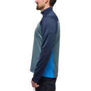 Haglöfs ROC Flash Mid Halfzip – Bluză tehnică de cățărare cu fermoar scurt - Albastru Tarn Blue/Steel Blue