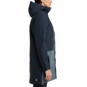 Haglöfs Salix PROOF Mimic Parka W – Parka izolată impermeabilă - Albastru închis/albastru Tarn Blue/Steel Blue