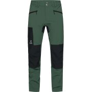 Haglöfs Rugged Slim Pant – Pantaloni softshell outdoor - Verde/negru Fjell green/True black