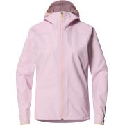 Haglöfs L.I.M Tempo Trail Proof Jacket W – Geacă impermeabilă ultraușoară de alergare trail - Roz Fresh Pink