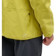 Haglöfs L.I.M Tempo Trail Proof Jacket – Geacă impermeabilă ultraușoară de alergare trail - Verde Aurora
