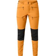 Haglöfs Rugged Slim Pant W – Pantaloni softshell outdoor - Galben/negru Desert yellow/True black