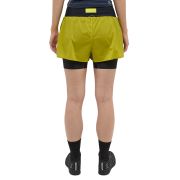 Haglöfs L.I.M Intense Trail 2-in-1 Shorts W – Pantaloni scurți 2 în 1 de alergare montană - Verde