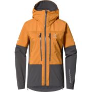 Haglöfs L.I.M Hybrid Touring Hood W – Geacă hibridă pentru tură de schi - Galben Desert Yellow/Magnetite