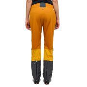 Haglöfs L.I.M Touring PROOF Pant W – Pantaloni impermeabili pentru tură de schi - Galben Sunny Yellow/Desert Yellow