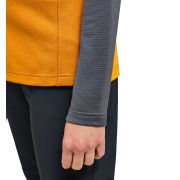 Haglöfs ROC Flash Mid Hood W – Hanorac tehnic de cățărare - Gri închis/galben