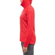 Haglöfs ROC Flash Mid Hood W – Hanorac tehnic de cățărare - Roșu Bright Red