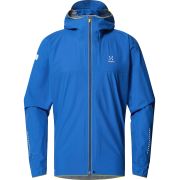 Haglöfs L.I.M Tempo Trail Proof Jacket – Geacă impermeabilă ultraușoară de alergare trail - Albastru Electric Blue