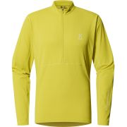 Haglöfs L.I.M Tempo Trail Halfzip – Bluză de alergare trail cu fermoar scurt - Verde Aurora