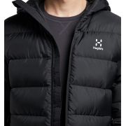 Haglöfs Bield Down Hood – Geacă din puf cu glugă - Negru True Black