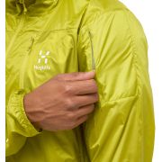 Haglöfs L.I.M Shield Hood – Geacă de vânt ultraușoară cu glugă - Verde Aurora