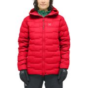 Haglöfs ROC Flash Down Hood W – Geacă tehnică din puf cu glugă - Roșu Bright Red
